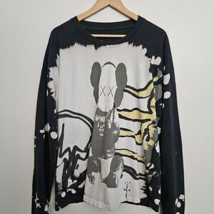 Travis Scott x KAWS x Fragment Long Sleeve Tee Vintage Wash Cactus Jack 2XL